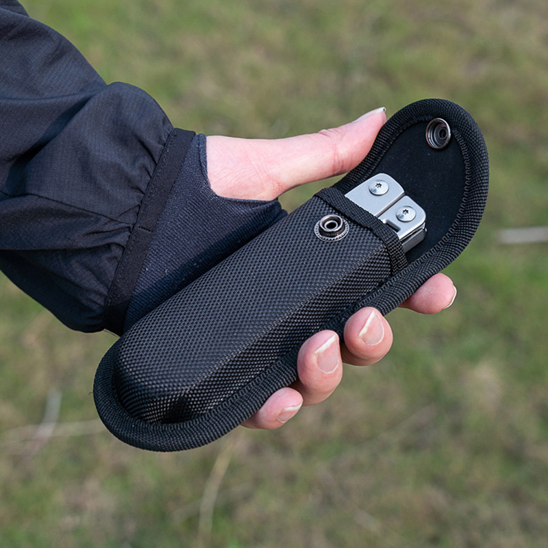 Edc Everyday Carry Knives - Tas Pisau Lipat dengan Tempat Senter,
