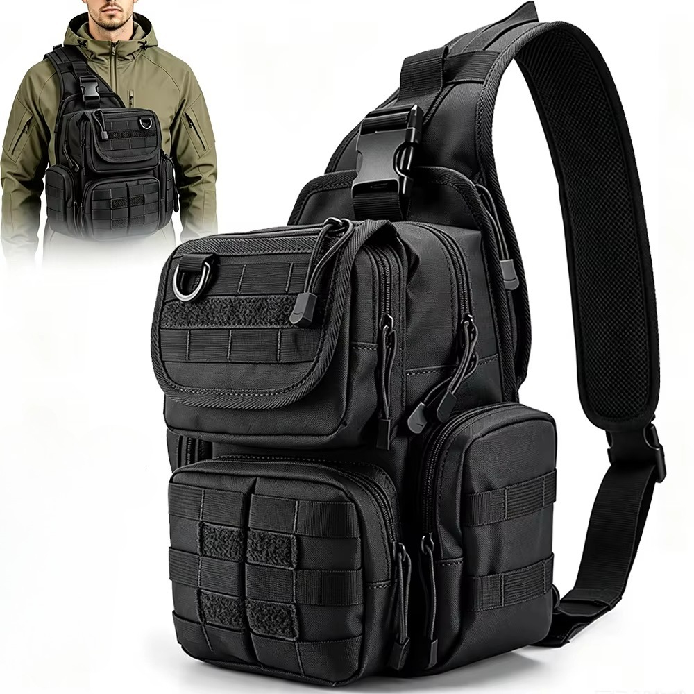 Edc Concealed Carry Sling Bag - Tas Pistol Taktis untuk Menyimpan Senjata