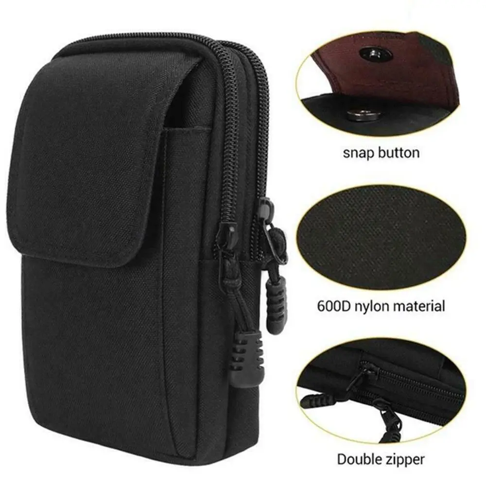 Edc Carry Fanny Pack - Tas Pinggang Taktis MOLLE untuk Pria,