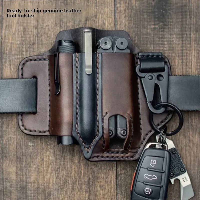 Kantong Alat EDC Kulit, Tempat - Edc Carry Fanny Pack ulasan dan harga