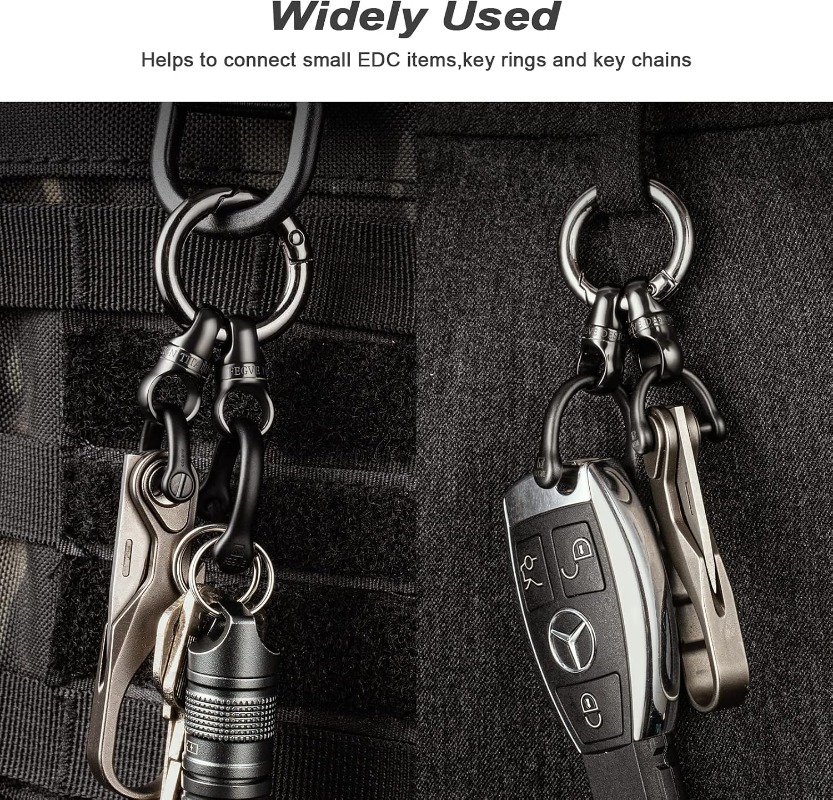 Gantungan Kunci Titanium denga - Edc Carry Clip ulasan dan harga